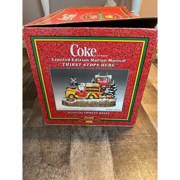 Limited Edition Coca Cola/Emmett Kelly Musical - Picture 11 of 15